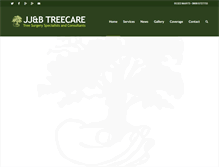 Tablet Screenshot of jjandbtreecare.co.uk